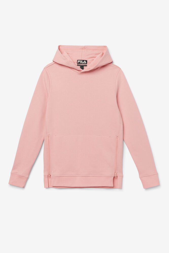 Fila Hoodie Womens Pink - Maddox Pullover - Philippines 1857439-EW